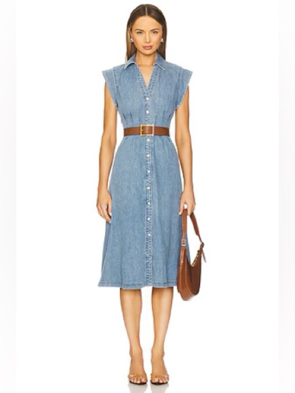 Veronica Beard Ruben Midi Dress - Picture 2 of 16